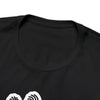 Close up photo of Jersey Short Sleeve Tee | Unisex | Eco-friendly | Black