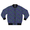 Bomber Jacket with lizard print